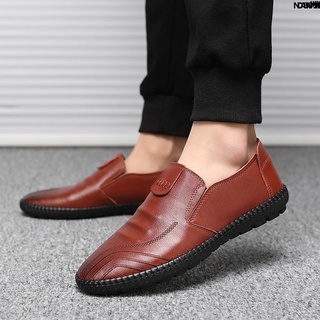 _ Work Shoes Formal Youth Poo Men's Shoes.Leisure Business British Casual Shoes Wedding Shoes Spring Autumn Waterproof Wild Light _