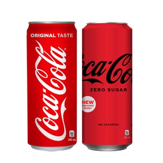 Coca-Cola Original Taste 325mL + Coca-Cola Zero Sugar 325mL