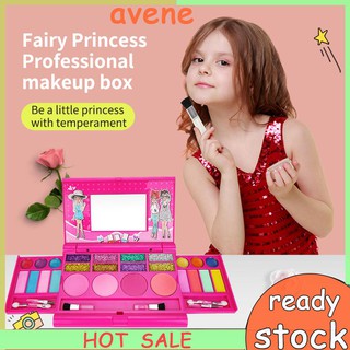Pretend Play Kid Make Up Toys Set Safety Non-toxic Kit for Girls Cosmetic (8)