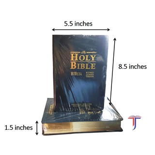 KJV Holy Bible/ ANG BIBLIA: Tagalog English DIGLOT EDITION Leathersoft 8.5 x 5.5 x 1.5 Inches*