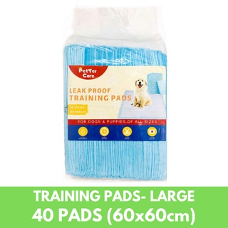 Petter Training Pads LARGE 40 pcs 60x60cm Pee Pads Wee Wee Pad