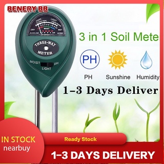 3 in1 Soil Tester Water PH Moisture Light Test Meter Kit For Garden Plant Flower *Ready Stock*