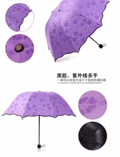 Magic folding sun/rain windproof flowering umbrella (5)