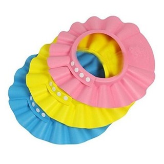 ＴＯＷＮＳＨＯＰ Adjustable Baby Toddler Hat Kids Bath Shower Cap Wash Hair (2)