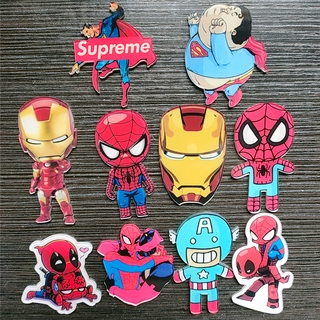 DC Marvel Anime Avengers Disney Cute Cartoon Superman Spider Man Brooch Pins Cartoon Badge Corsage Brooch Jewellery