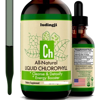 Pure Chlorophyll Liquid Extract Dietary Supplement Liquid Chlorophyll Drops for Skin Care Hair Care