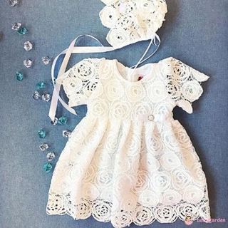 BABYGARDEN-Baby Girls Pageant Princess Dress Lace Tutu Wedding Party Floral Dress