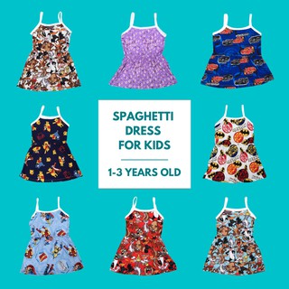 Spaghetti Dress for Toddlers and Kids