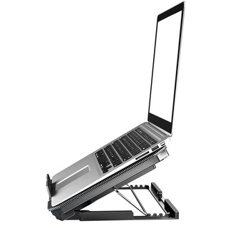 ✙✉Laptop Stand With Cooler 12"-17" Laptop Cooling Pad with Powerful Fan and 2 USB Ports Laptop Coole