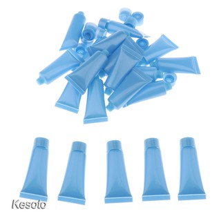 20x 10ml Empty Plastic Tubes Bottles for Body Lotion Cream Shampoo Lip Gloss