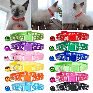 ∏Collar Dog Paw With Bell Safety Buckle Neck for and Cat Puppy Accessories
