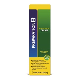 Preparation H Hemorrhoidal Cream with Aloe Multi-Symptom Pain Relief 0.9 oz / 1.8 oz