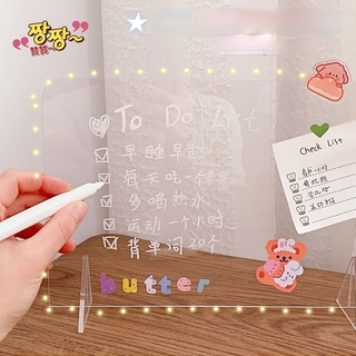 Sweet Simple transparent acrylic note board message board memo portable mini writing board (3)