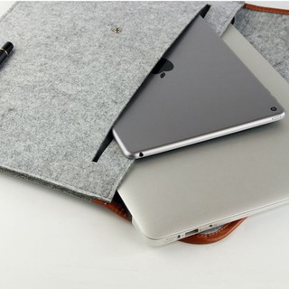 Notebook Laptop Wool Felt Sleeve Bag For Macbook Air 11" 13" 15" Protective Case (3)