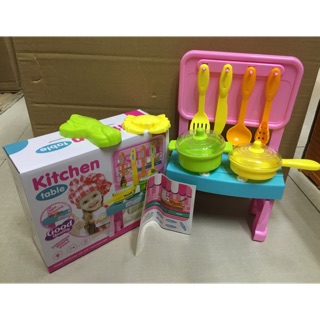 Mini Kitchen Set with Light and Sounds Kids Toys Baby Gift (1)