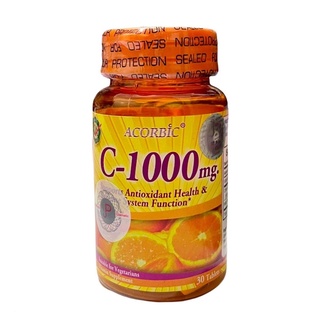 Acorbic Vitamin C 1000mg with Rosehips and Bioflavanoids