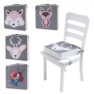 Children Increased Chair Pad Baby Dining Cushion Adjustable Removable Highchair Chair Booster