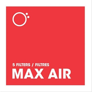 O2 Max Air Filters - 5 Pack (FREE ITEM ONLY)
