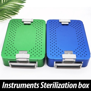 Aluminum alloy surgical instrument sterilizing box cosmetic instruments and tools medical