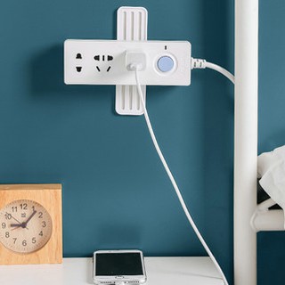 Home Wall-mounted Plug-in Board Router Plug-in Line Board Holder BL