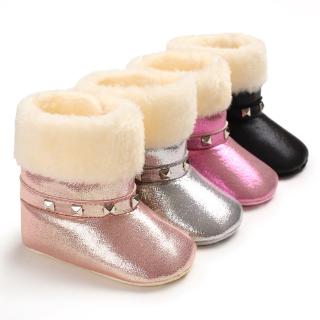 Baby Winter Boots Infant Toddler Newborn Snow Shoes Girls First Walkers Keep Warm Snowfield Booties