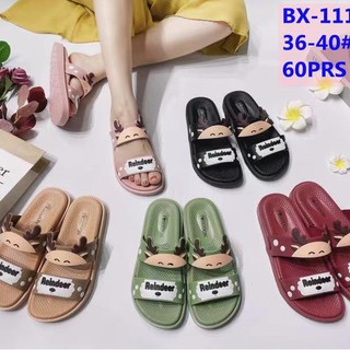 【MISS YOU】Super cute Reindeer Slippers and Soft Bottom Waterproof Non-slip Slippers 1117-5