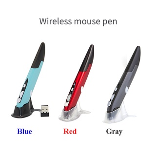 Fast Deliver 2.4g Wireless Personalized Vertical Pen-shaped Handwriting Mouse + Usb Receiver Ratón d