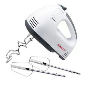 Scarlett Professional Electric Whisks Hand Mixer (White)