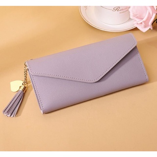 YQY #56101 Damieve Envelope Long Wallet (Leather) (2)