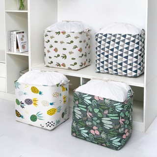 100L CUTE SIMPLE FOLDABLE COLLAPSIBLE LARGE CAPACITY LAUNDRY BASKET