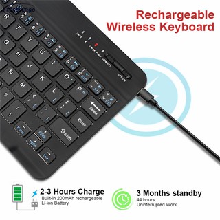 RE Wireless Keyboard Bluetooth Mini Keyboard Rechargeable Keyboard for Andriod IOS Windows