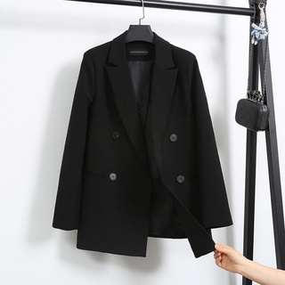 Small Suit Jacket Female Korean Version Loose Student Mid-Length 2020 Spring Autumn Casual All @-
