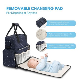 【ready Stock】Foldable Mummy Bag Large Capacity Multifunctional Diaper Bag Mummy Daddy Backpack Baby Stroller Bag Waterproof