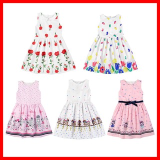 1-6Y Summer Kids Girls Dress Baby Princess Floral Dresses (1)