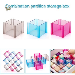 NU 1 Pcs DIY Socks Bras Ties Organizer Closet Drawer Plastic Dividers Cabinet Storage Boxes .ph