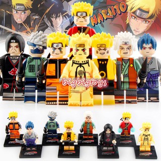 NARUTO Comic Mini Figures Lego Compatible Toys Bricks Blocks KF6078 Sasuke Kakashi Itachi
