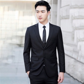 Suit suit men's slim fit business leisure professional formal dress groom best man wedding dress