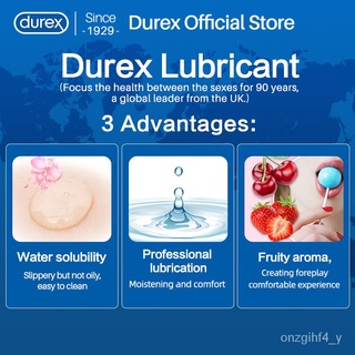 Durex 50/200ml Lubricant Fruit Based Water Based Lubricant Massage Orgasm Anal Vaginal Intimate Sex