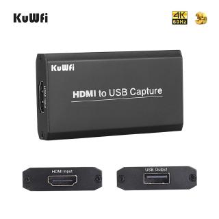 KuWFi 4K HDMI to USB Video Capture card Dongle Capture Resolution up to 1080P/30Hz Input Resolution up to 4K/30Hz For Game Capture (1)