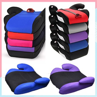 Portable Children Safety Car Booster Seats Harness Kids Baby Breathable Knitted Cotton Seat