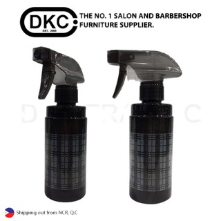 DKC Checkered Durable Thick Plastic Water Spray Bottle for Salon and Barbershop, Barber Spray Bottle