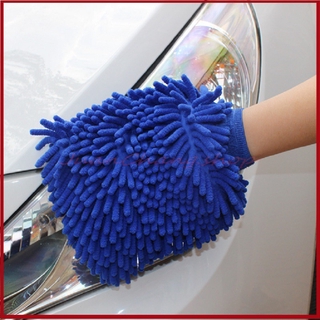 Car Wash Glove Anti Scratch Anti Scratch Washing Microfiber Chenille 2 in 1 Gloves Vehicle Microfiber Soft Hand Towel Coral Chenille Automobile Washing Cleaning Towel Car Wash Cloth Single-sided Auto Dust Washer Mitt