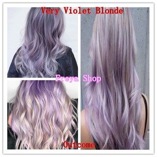 Very Violet Blonde Hair Color with Oxidant ( 12/66 Bob Keratin Permanent Hair Color ) (1)