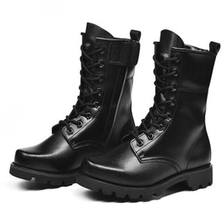 ○High Cut Man's Tactical Boots Steels Toe Outdoor Zip Combat Police Size 35-46 (1)
