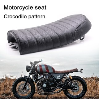 Motorcycle Seat pattern Vintage Flat Saddle Retro Seat Motorcycle Seat Cushion Seat Covers