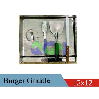 Burger Griddle with Deep Fryer 12x12