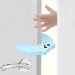 ✌✺✁ED shop security door card kids child baby safety pinch hand stopper Cartoon Clip Protector