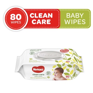 Huggies Clean Care Baby Wipes 80 sheets