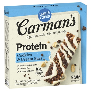 Carman's Cookies & Cream Protein Bars 200g (5 bars) (1)