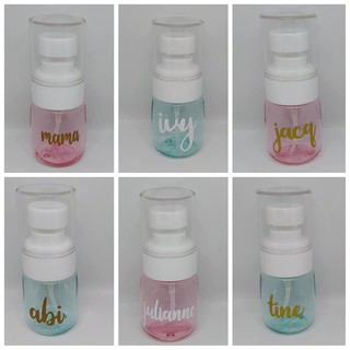 Personalize Alcohol Spray Bottle